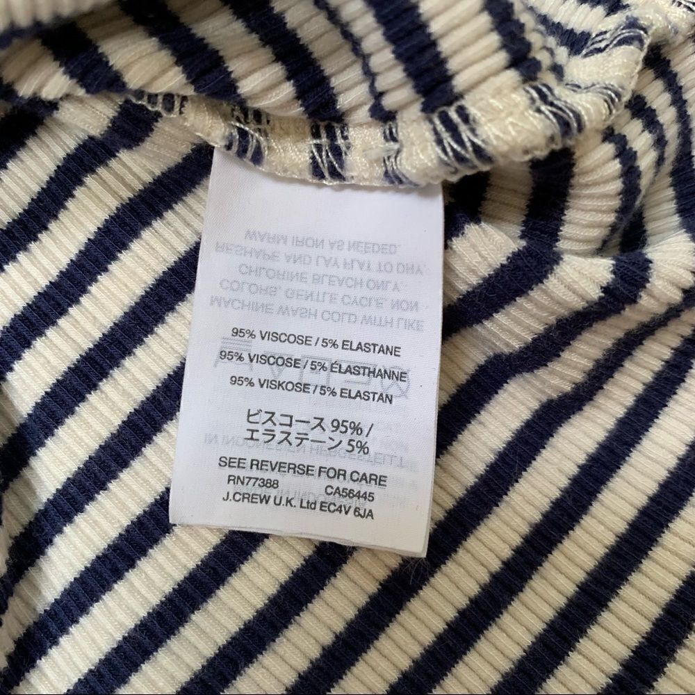 Madewell District Navy and White Striped Dress, Size Medium - Picture 7 of 8